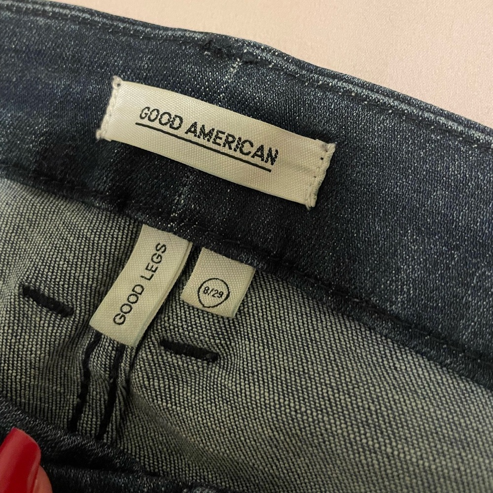 Good American Good Legs High Waist Skinny Jean - size 8 / 29